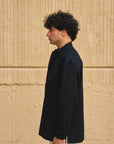 Band Collar Popover Shirt