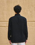 Band Collar Popover Shirt