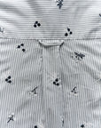 Band Collar Embroidered Shirt