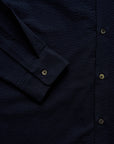 Band Collar Seersucker Shirt