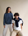 Model is 5'7", in size S