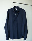 Seersucker Button Down Pullover