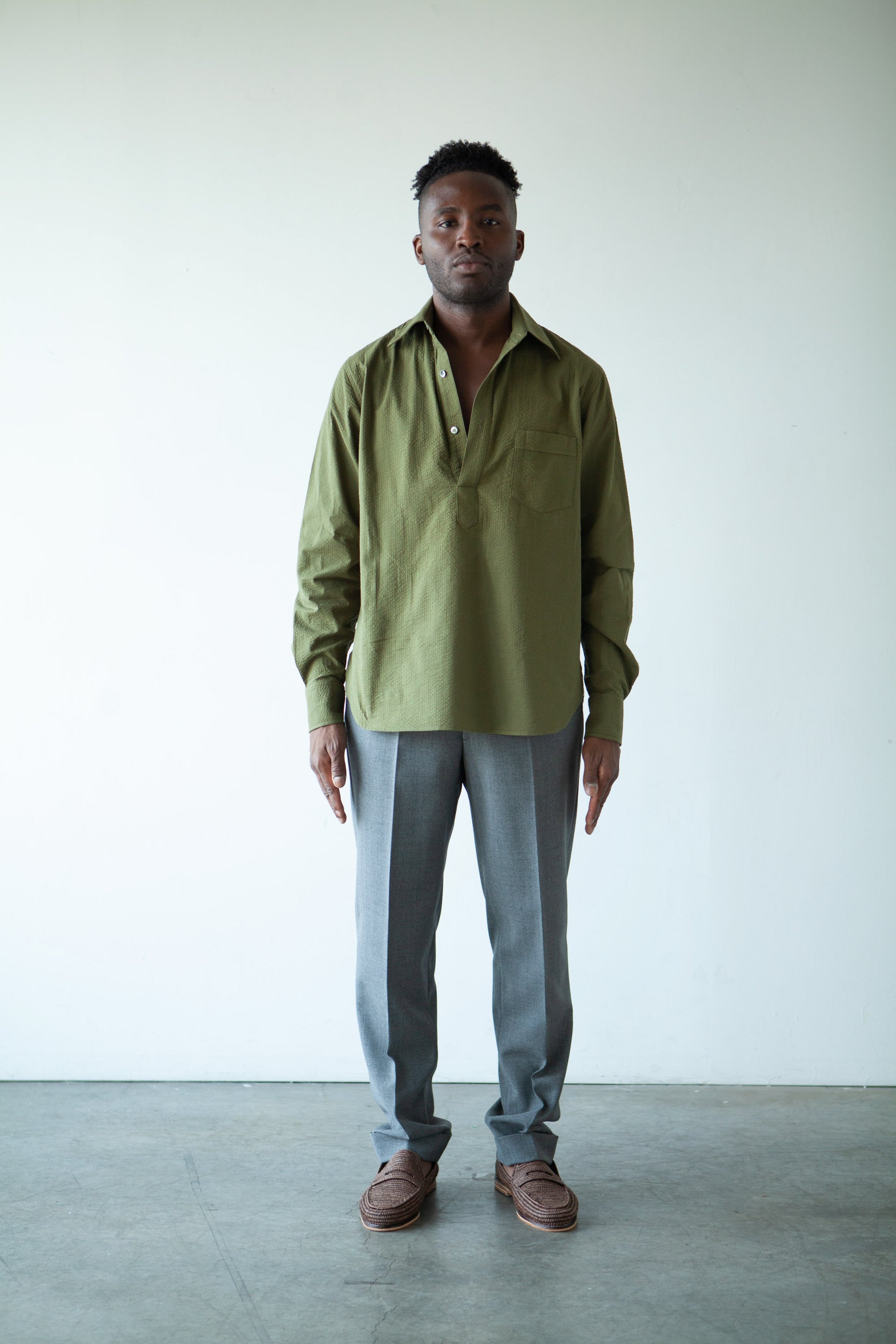 Model is 5'11" and in size M